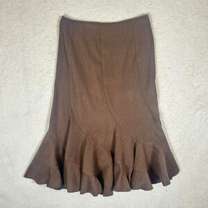 Sandro Brown Whimsigoth Fairy Grunge Skirt